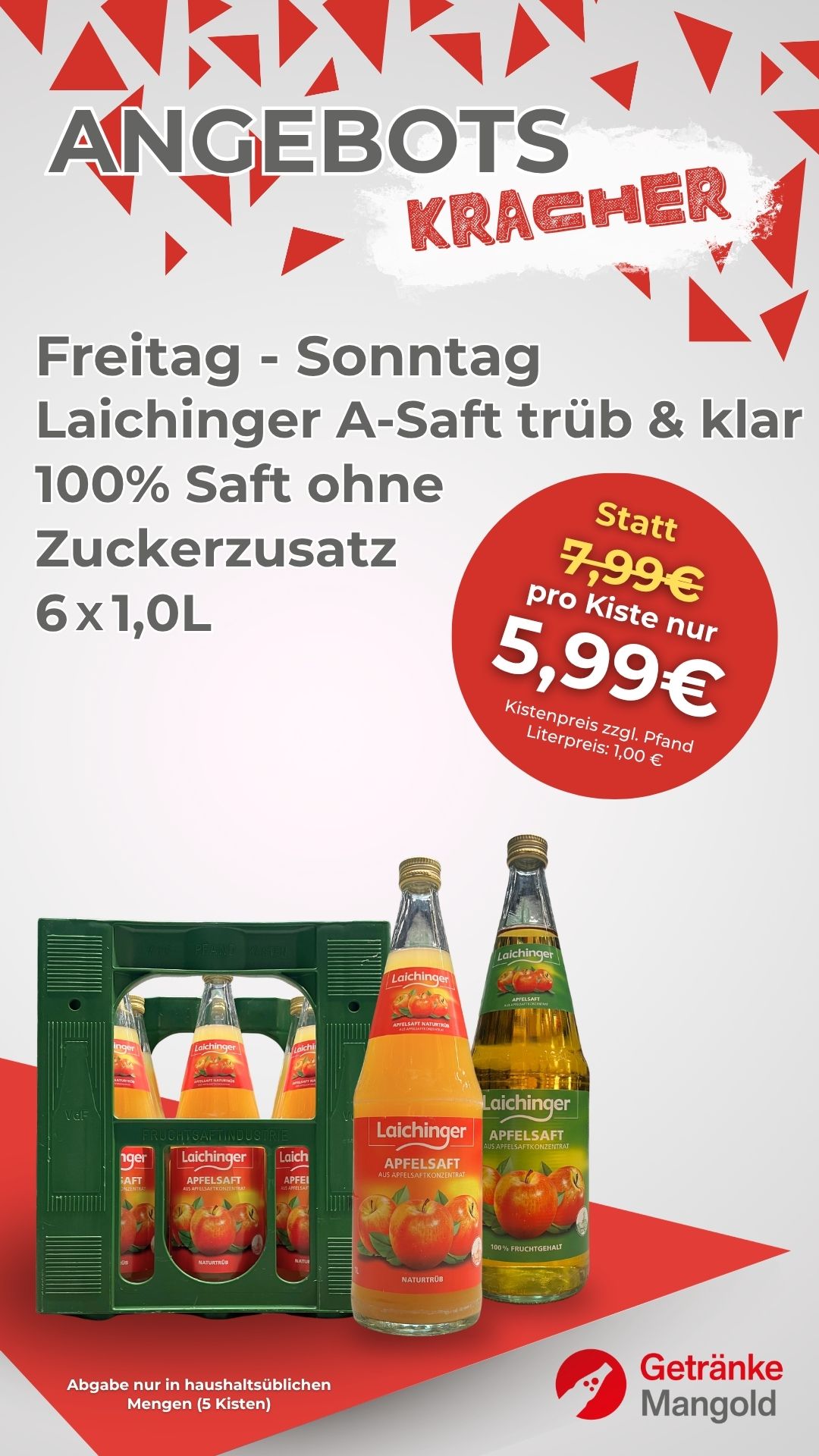 Angebotskracher_Laichinger Apfelsaft_KW35
