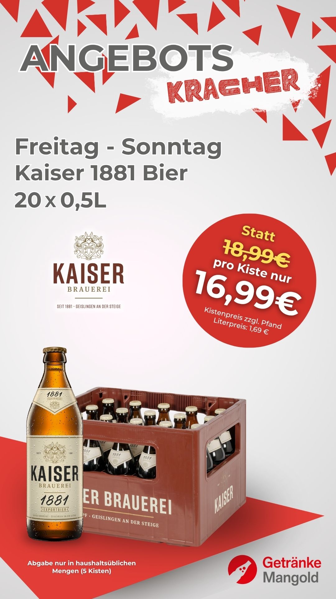 Angebotskracher_Kaiser Bier 1881_KW36